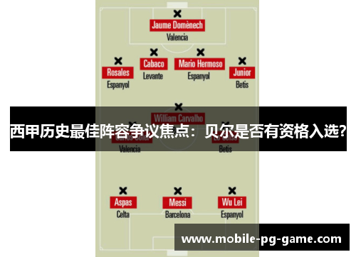西甲历史最佳阵容争议焦点:贝尔是否有资格入选? 西甲历史最佳阵容争议焦点:贝尔是否有资格入选?